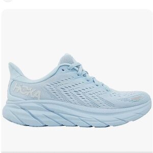 HOKA CLIFTON 8 LIGHT BLUE WOMENS SIZE 8.5 US Rare Hard to find
